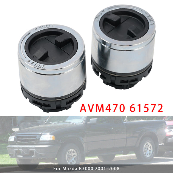 2PCS Locking Hubs 27 splines For Ford Ranger 1998-2000 Internal Mount Lock