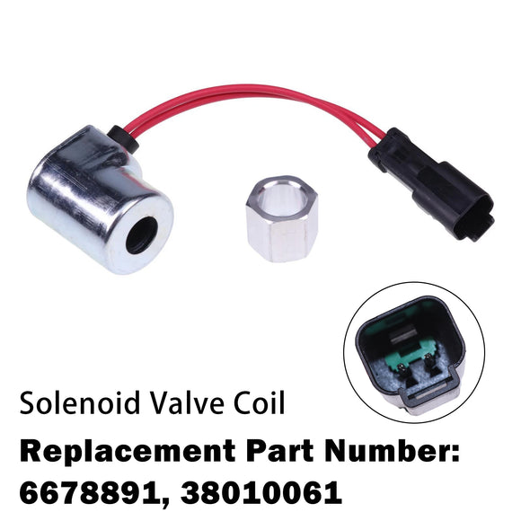6678891 38010061 Solenoid Valve Coil For Bobcat S300 T140 T180 T190 T250 T320