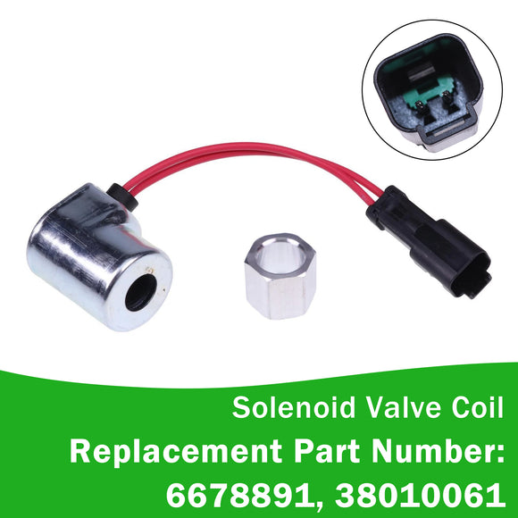 6678891 38010061 Solenoid Valve Coil For Bobcat S300 T140 T180 T190 T250 T320