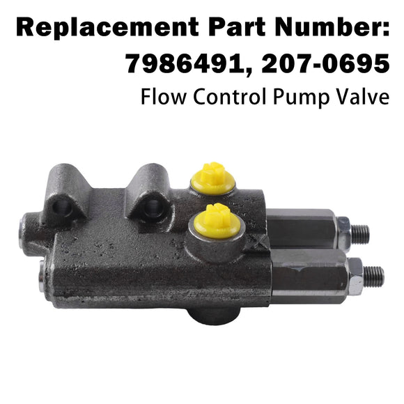 7986491 Flow Control Pump Valve For Rexroth Caterpillar E345D E330D Excavator