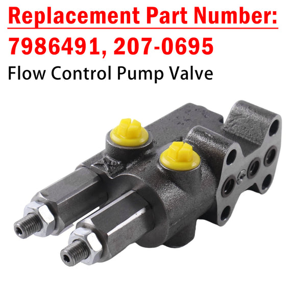 7986491 Flow Control Pump Valve For Rexroth Caterpillar E345D E330D Excavator