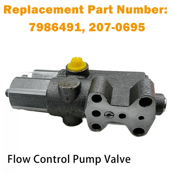 7986491 Flow Control Pump Valve For Rexroth Caterpillar E345D E330D Excavator