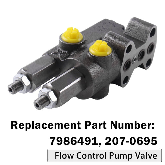 7986491 Flow Control Pump Valve For Rexroth Caterpillar E345D E330D Excavator