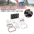 Yanmar 3TNV70 3TNV70-ASA 3TNV70-HGE 3TNV70-XBV Engine 3TNV70 Cylinder Head+Gasket Kit-7