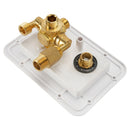 RV Water Service Panel Brass Valve MANRV101-RF For Tank Filling Maintenance-7