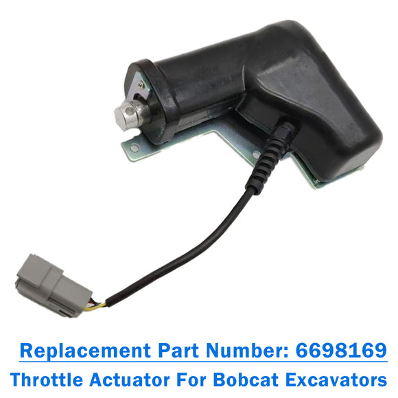 6698169 Throttle Actuator For Bobcat Excavators E35 E26 E32i E35i E45 E50 E55