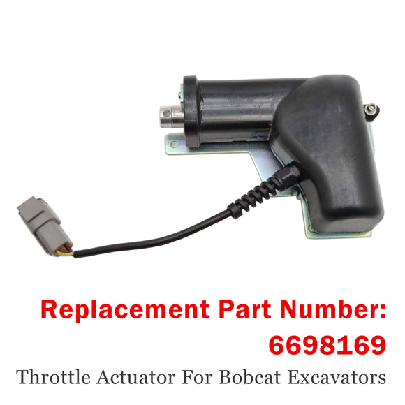 Bobcat Compact Excavators: E35, E25, E26, E32, E32i, E35i, E42, E45, E50, E55 6698169 Throttle Actuator