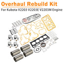 Overhaul Rebuild Kit For Kubota V2203 V2203E V2203M Engine Excavator Part-4