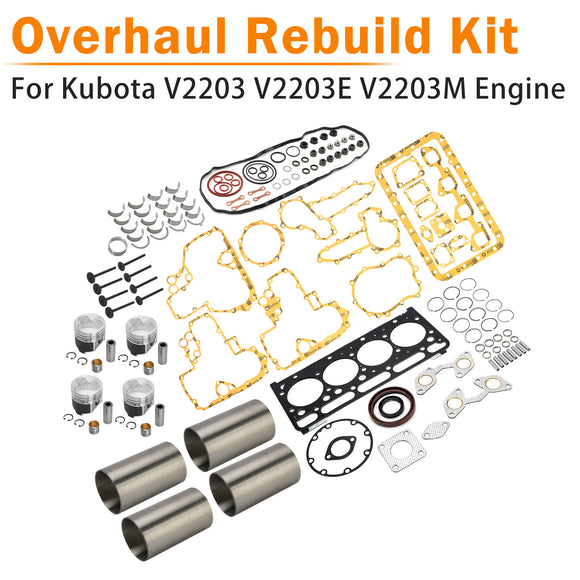 Overhaul Rebuild Kit For Kubota V2203 V2203E V2203M Engine Excavator Part