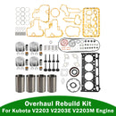 Overhaul Rebuild Kit For Kubota V2203 V2203E V2203M Engine Excavator Part-5