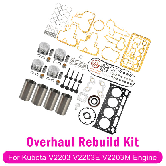 Overhaul Rebuild Kit For Kubota V2203 V2203E V2203M Engine Excavator Part