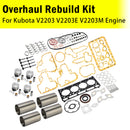 Overhaul Rebuild Kit For Kubota V2203 V2203E V2203M Engine Excavator Part-7