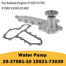 Water Pump 25-37581-10 15521-73039 For Kubota Engine V1502 V1702 V1902 V2203-4