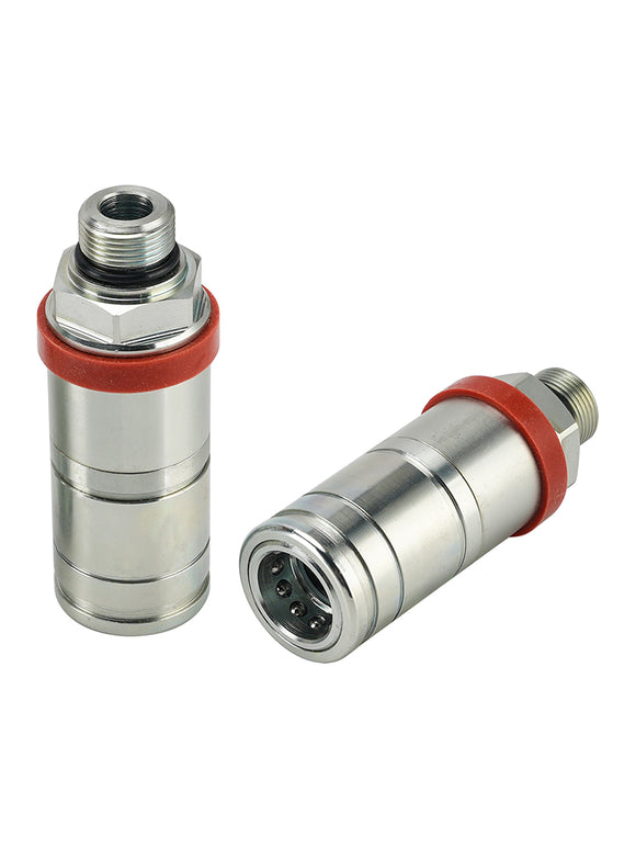Landini Tractor(s) 5860, 6060, 6560, 6860, 6870, 6880, 7830, 7860, 7870, 7880, 8860, 8870, 8880 2PCS AL200979 Hydraulic Female Quick Coupler