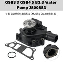 QSB3.3 QSB4.5 B3.3 3800883 Water Pump For Cummins DIESEL CM2250 CM2150 B137-3