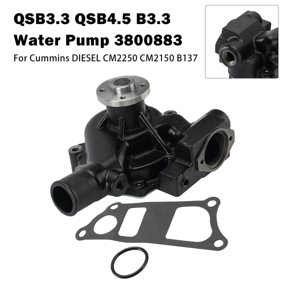 Cummins Engine Model:B3.3 QSB3.3 QSB4.5 CM2150, QSB3.3 CM2250 B137, QSB3.3 CM2250FITS QSB3.3 QSB4.5 B3.3 3800883 Water Pump
