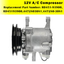 RD451-93900 447280-3081 A/C Compressor 12V For Kubota SSV65C SVL90C KX040-4 U55-4