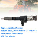 Kubota Excavator: KX080-4, KX080-4S 295050-1980 Fuel Injector 1J770-53050 1J770-53070 1J770-53051-4