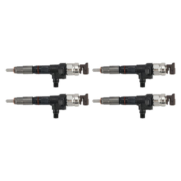 Kubota Excavator: KX080-4, KX080-4S 4Pcs 295050-1980 Fuel Injector 1J770-53050 1J770-53070 1J770-53051