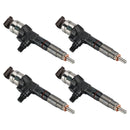 Kubota Excavator: KX080-4, KX080-4S 4Pcs 295050-1980 Fuel Injector 1J770-53050 1J770-53070 1J770-53051-18