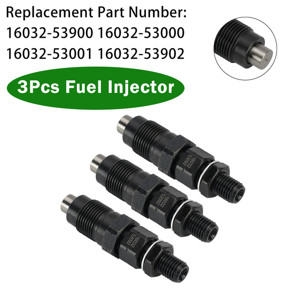 Kubota Excavators KX41-2 KX41H KX61-2 KX71 KX91-2 3Pcs 16032-53000 16032-53902 Fuel Injectors