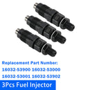 Kubota Engines D905 D1005 D1105 V1205 V1305 V1505 3Pcs 16032-53000 16032-53902 Fuel Injectors-8