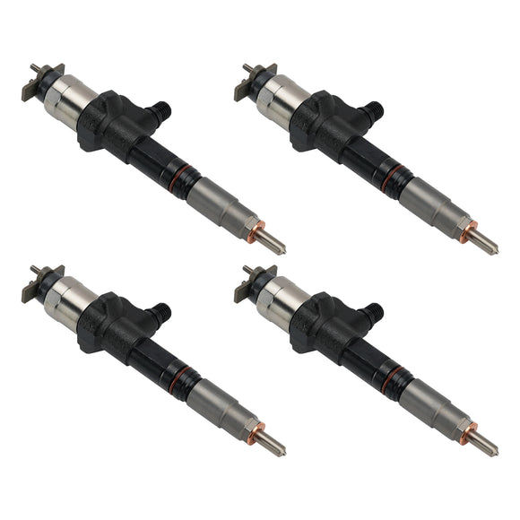 Kubota V3800 V3800T Diesel Engine 4Pcs 095000-9690 1J500-53051 1J500-53050 1J50053052 Fuel Injector