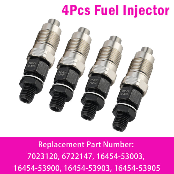 Kubota Generator(s): SQ1200, SQ3250 4Pcs 16454-53905 16454-53903 Fuel Injector