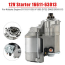 Kubota Engine D950BH Z602E V1305 V1505E2 16611-63013 12V Starter-3