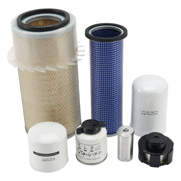 Bobcat A300, S250, S300, S330, T250, T300, T320 Skid Steer Loader. 7PCS Maintenance Filter Kit