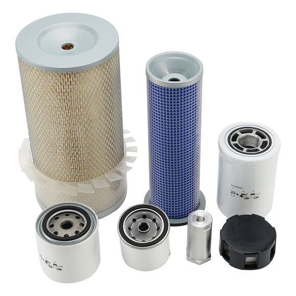 Bobcat A300, S250, S300, S330, T250, T300, T320 Skid Steer Loader. 7PCS Maintenance Filter Kit