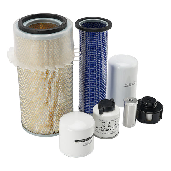 7PCS Maintenance Filter Kit For Bobcat T250 T300 T320 Skid Steer Track Loader