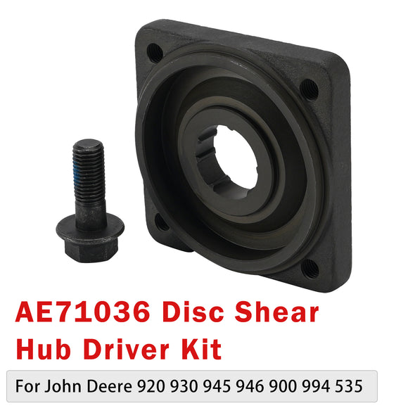 John Deere Baler: 535 AE71036 Disc Shear Hub Driver Kit