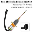 Cummins 5.9L Engine 3934174 SA-4697-12 RE53559 Fuel Stop Solenoid-3