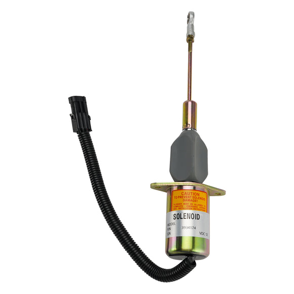 Cummins 5.9L Engine 3934174 SA-4697-12 RE53559 Fuel Stop Solenoid