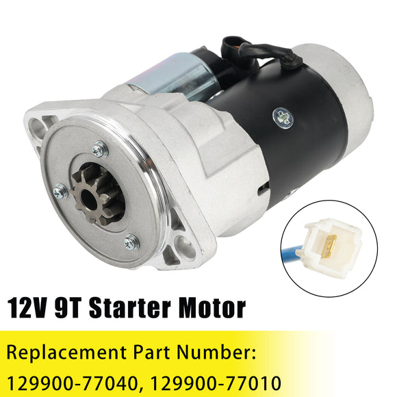 Starter Motor 129900-77040 129900-77010 For Yanmar Engine 4TNE98 4TNV98 12V 9T