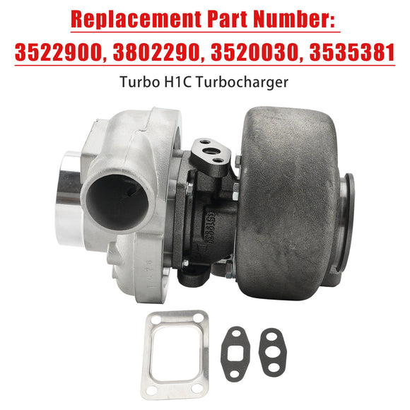 Cummins 4TA-390 4BT 3.9 Engine 3522900 Turbo H1C Turbocharger 3520030 3802290
