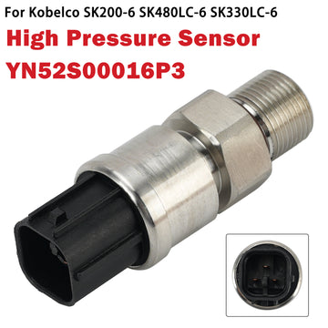 YN52S00016P3 High Pressure Sensor For Kobelco Excavator SK330LC-6E SK480LC-6E