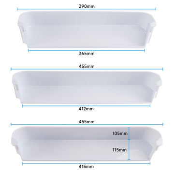 Kit de remplacement pour étagère de porte de réfrigérateur Dometic (étagère supérieure/inférieure) 29325760166 - 0