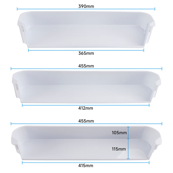 Kühlschranktürregal-Set, Ersatz für Dometic Kühlschrank mit Gefrierfach/oberes/unteres Türregal 29325760166