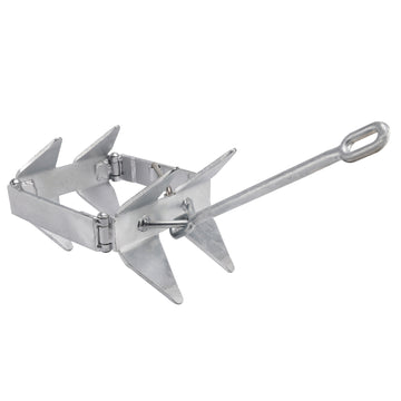 Galvanized Box Folding Boat Anchor 13Lbs Cube Anchor For