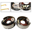 Self-Adjusting 12-1/4" Electric Trailer Brake Kit with Shields - Left/Right Hand for 10K Capacity-2