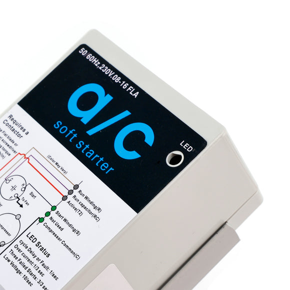 08-16A Soft Start Module For 1.75-3.5 Ton AC Units  Reverse Motor Protection