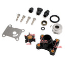 Wasserpumpen-Impeller-Kit für Johnson Evinrude 8-15 PS Außenborder mit Gehäuse 18-3327-13