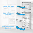 Kühlschranktürregal-Set, Ersatz für Dometic Kühlschrank mit Gefrierfach/oberes/unteres Türregal 29325760166-3