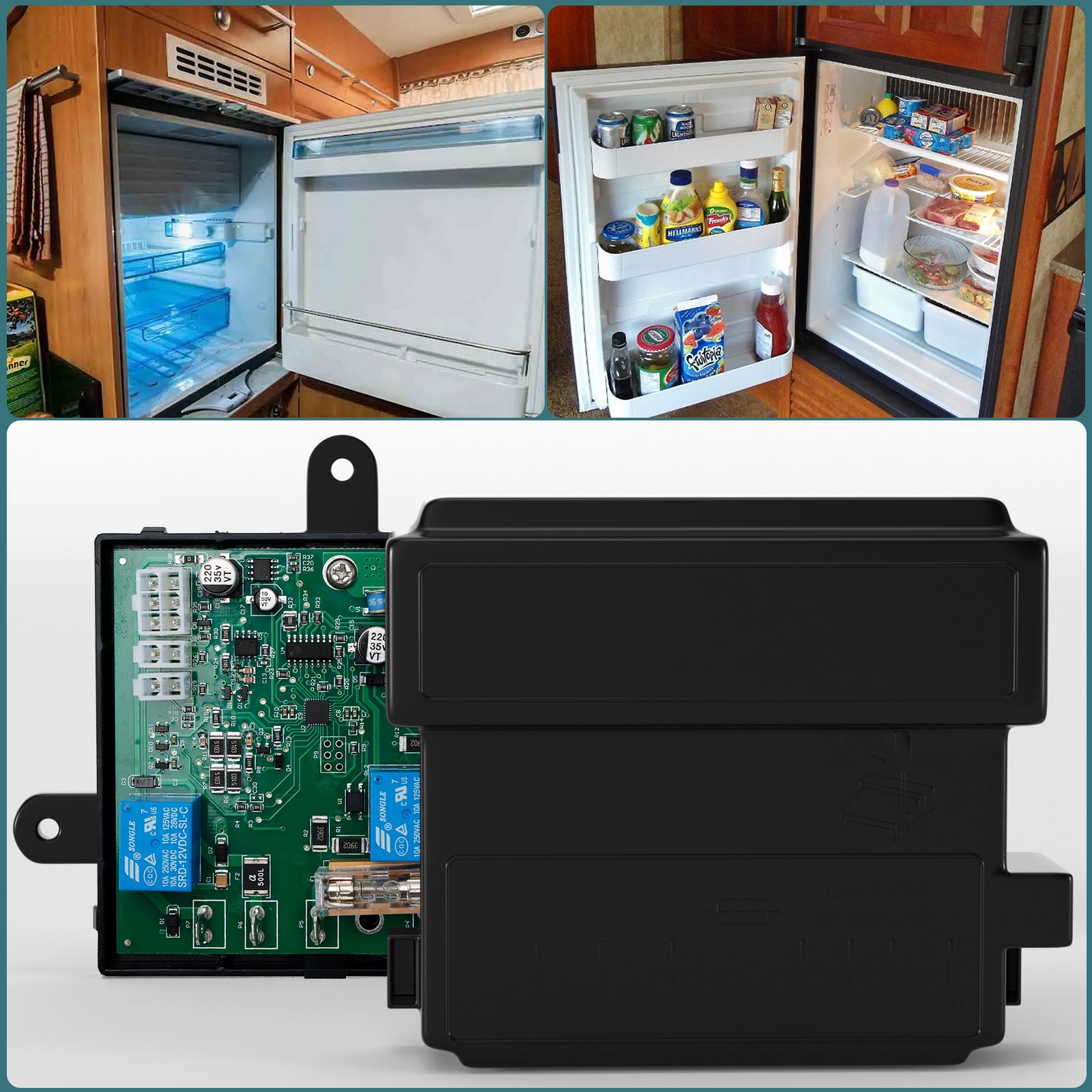 Dometic RV RM2652 RM2852 Remplacement 3316348900 Nouvelle carte de module d'alimentation