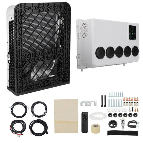 RV Air Conditioner Split AC 12V 12000 BTU Truck Cab Fit Semi Trucks Bus Caravan