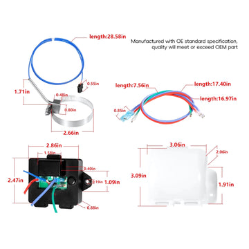 Norcold RV Fridge Cooling Unit 637360 Temp Monitor Control Kit - 0