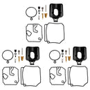 1989-2009 Yamaha 2-Takt Außenbordmotoren 40 PS 3X Vergaser Reparatursatz 6H4-W0093-02 6H4-W0093-03 Generisch-1