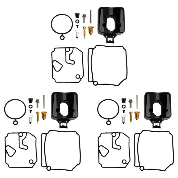 1989-2009 Yamaha 2-Takt Außenbordmotoren 40 PS 3X Vergaser Reparatursatz 6H4-W0093-02 6H4-W0093-03 Generisch